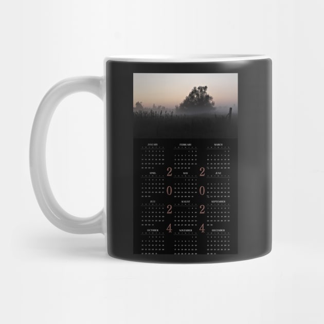 In a Twilight Mist • 2024 Yearataglance Calendar Calendar Mug